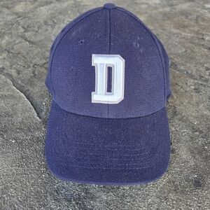 Dallas Cowboys Texas S/M Fitted Stretch Onfield  NFL Blue Cap Hat BIG D